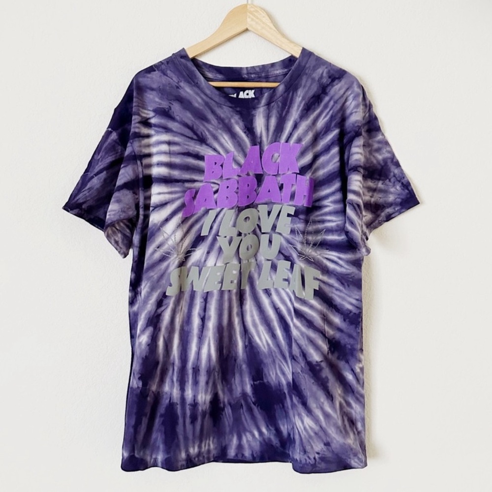 NWOT Black Sabbath Tie-Dye Graphic Tee